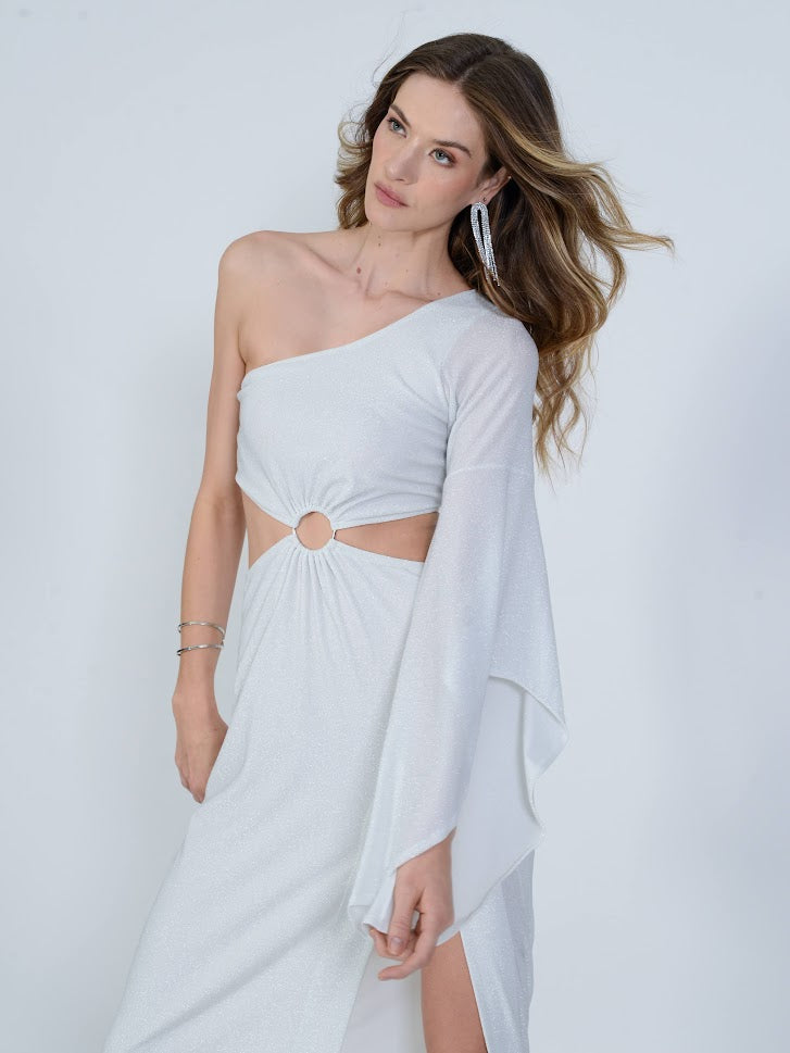 Artemisa One Shoulder Maxi Dress-Dress-Secret Closet