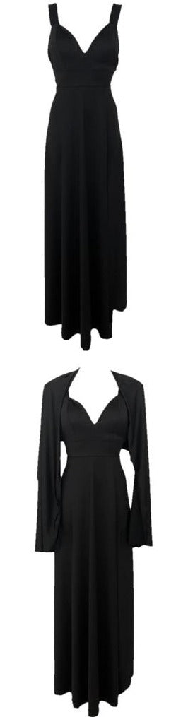 Mystique Noir Maxi Dress-Dress-Secret Closet