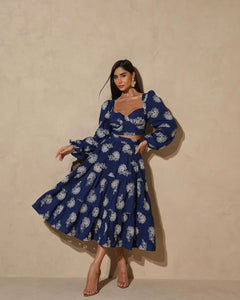 The Lorena crop top Set-Two Piece Set-Secret Closet