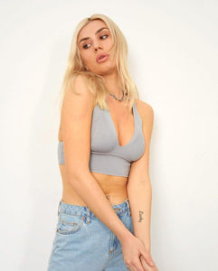 Prela Knit Crop Top-Top-Secret Closet