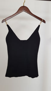 Sally Chain Strap Top-Top-Secret Closet