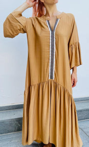 Beatris Boho Maxi Dress-Dress-Secret Closet