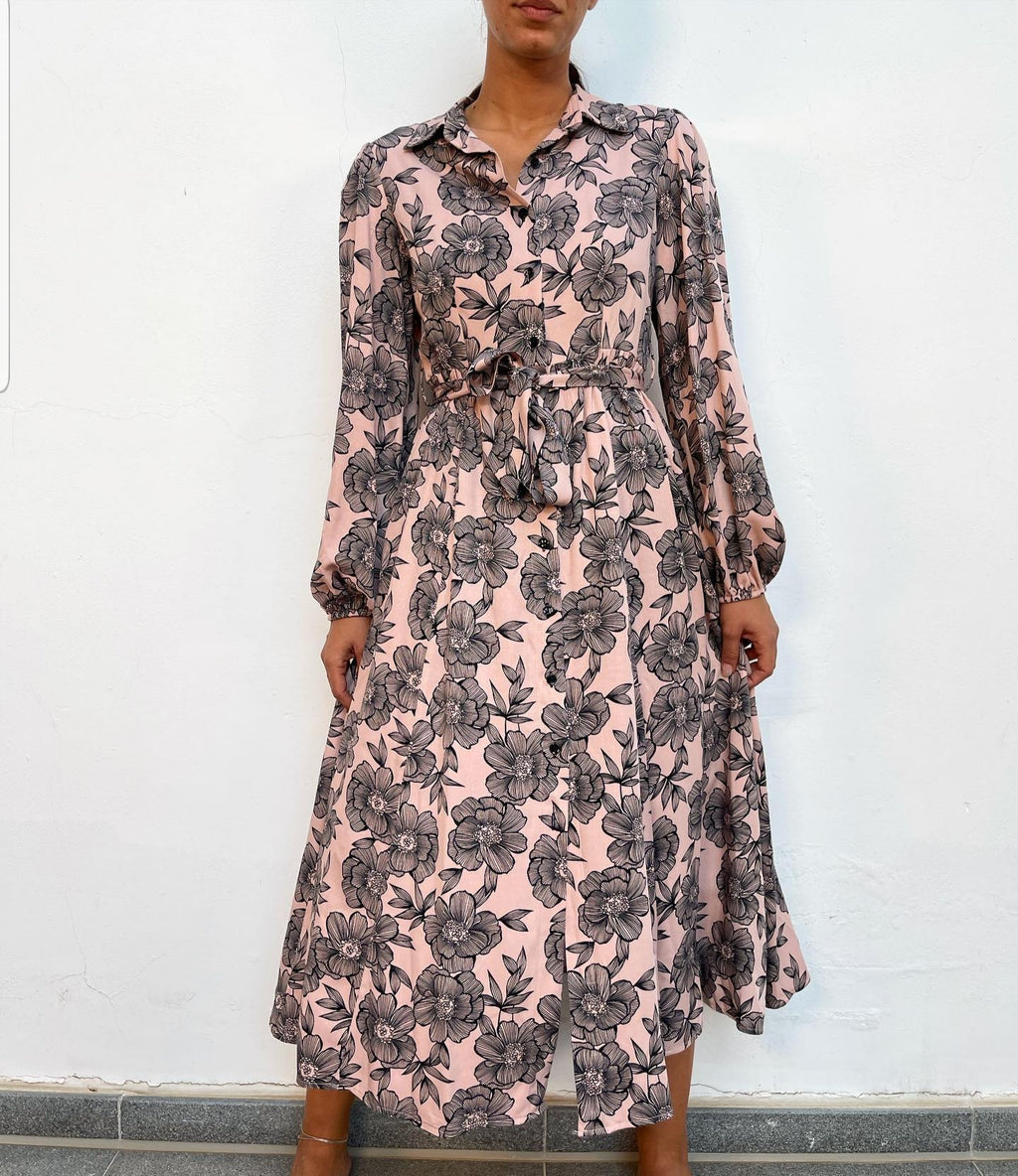 Maxi Floral Dress-Dress-Secret Closet