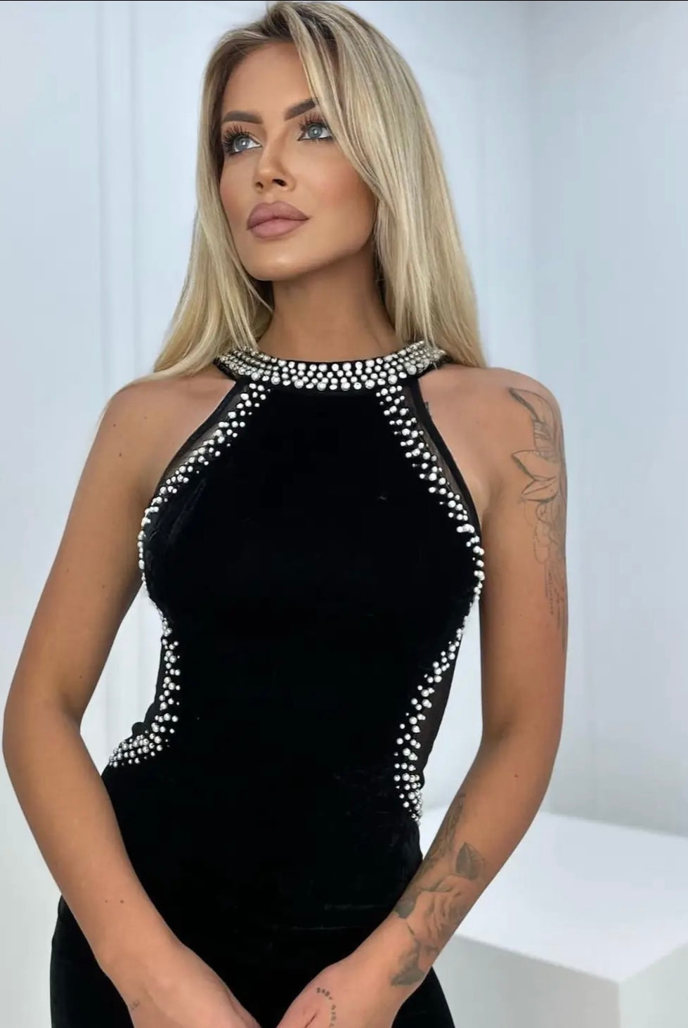 Ashley Velvet Bodycon Dress-Dress-Secret Closet