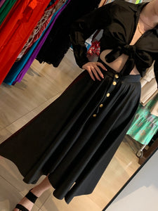 Morrisa Faux Leather Skirt-Skirt-Secret Closet