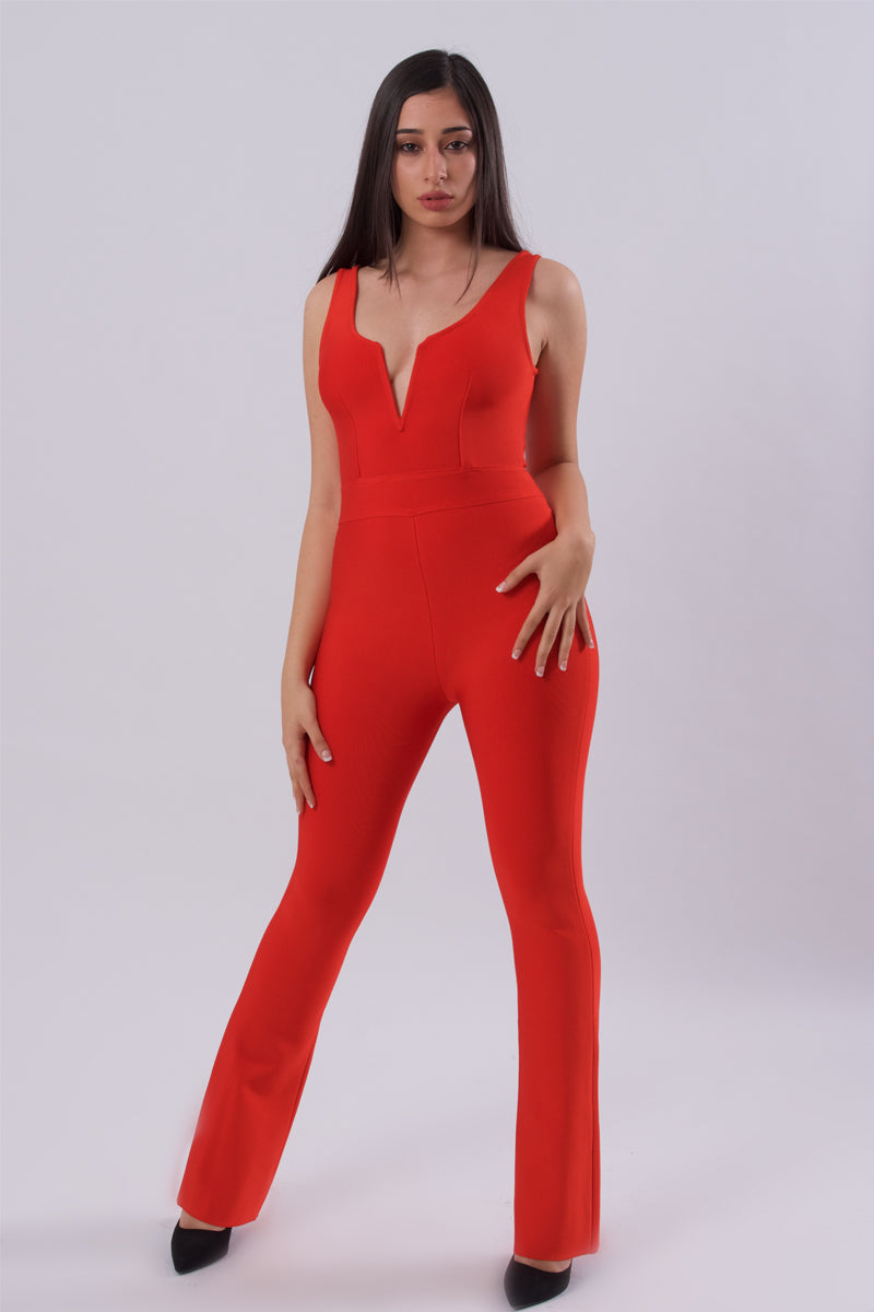 Sexy Bodycon Jumpsuit-Jumpsuits-Secret Closet