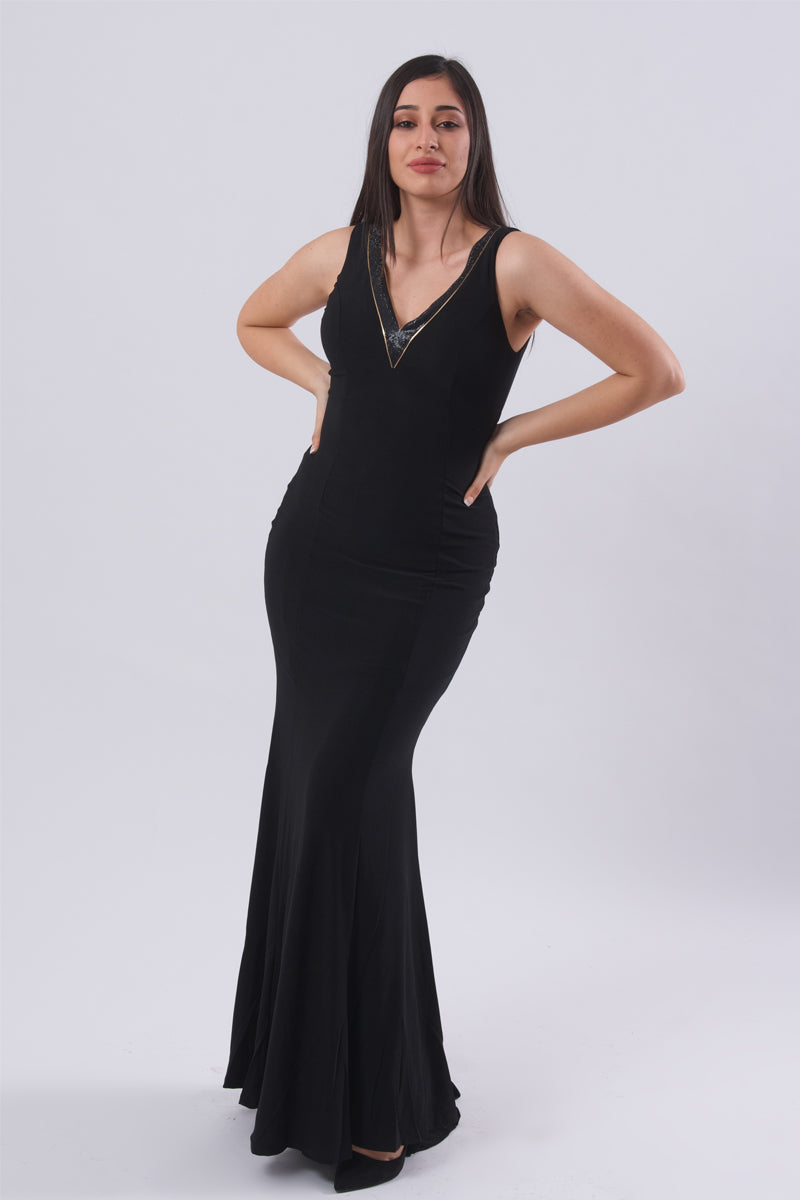 Evening Maxi Dress-Dresses-Secret Closet