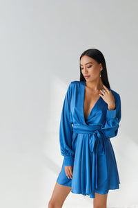 Chayanne Satin Dress-Dress-Secret Closet