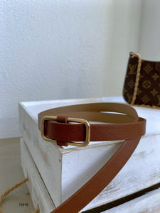 Leatherette Buckle Belt-Belt-Secret Closet