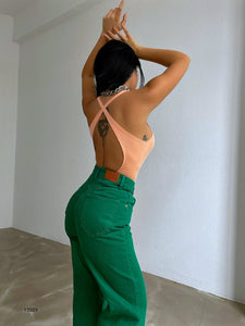 Sleeveless Bodysuit-Top-Secret Closet