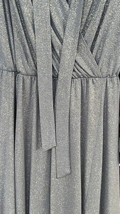 SALMA Midi Glitter Evening Dress-Dress-Secret Closet