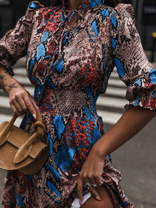 Lilien Abstract Print Dress-Dress-Secret Closet