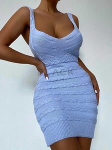 Tressy Mini Knit Dress-Dress-Secret Closet