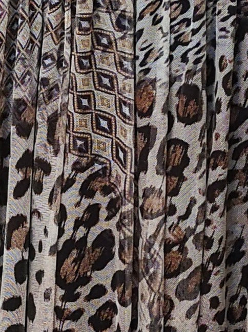 High-Low Animal Print Dress-Dress-Secret Closet