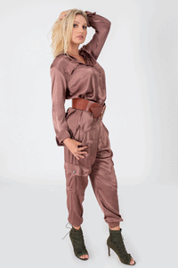 Front Pocket Oversized Shirt