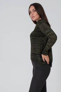 Loose Fit Knitted Top-Tops-Secret Closet