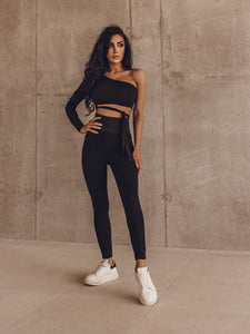 Genza One Shoulder Top-Tops-Secret Closet