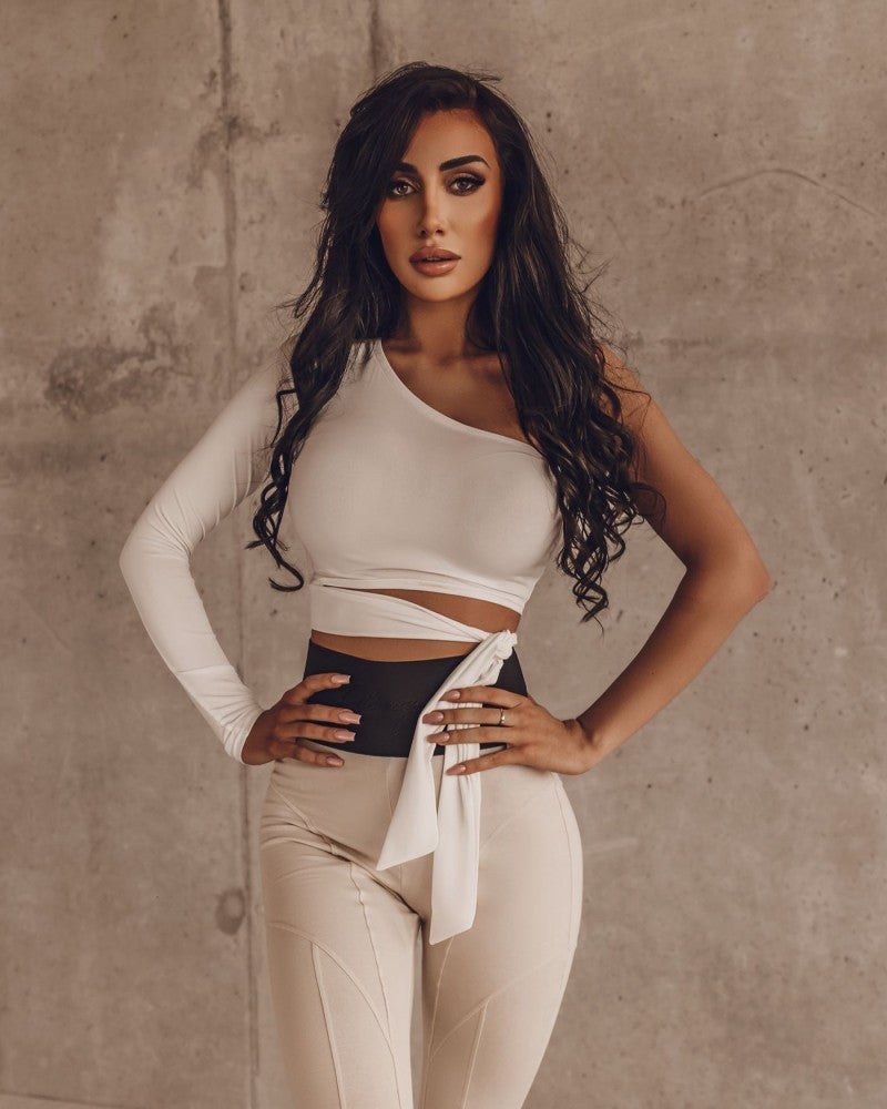 Genza One Shoulder Top-Tops-Secret Closet