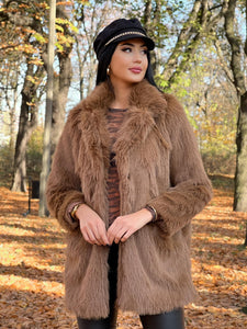 Majestic Faux Fur Coat-Coat-Secret Closet